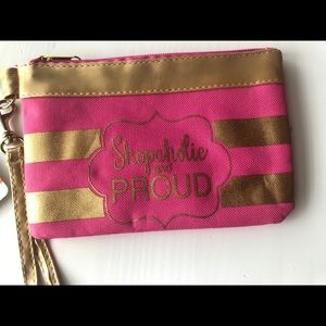 NWT Shopaholic and Proud Wristlet